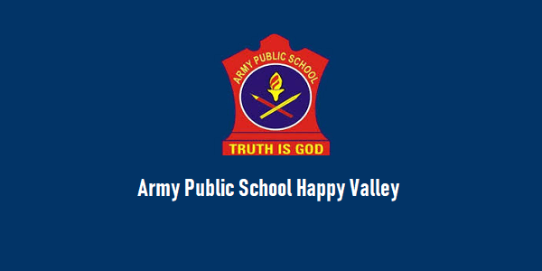 Army Public School Happy Valley Recruitment