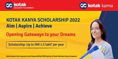 Kotak Scholarship 2022: Kotak Kanya Scholarship 2022 From Class 12Th Passed Girl Students