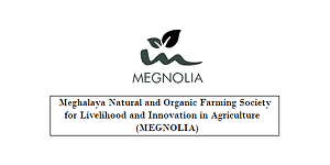 Lush Meghalaya natural landscape with green fields and mountains, promoting career opportunities in agriculture and organic farming in Meghalaya.